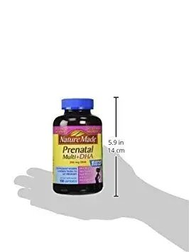 Nature Made Prenatal Multi + DHA 200mg 300 Softgels (150 Count Pack of 2) | Essential Vitamins for Pregnancy - view 4