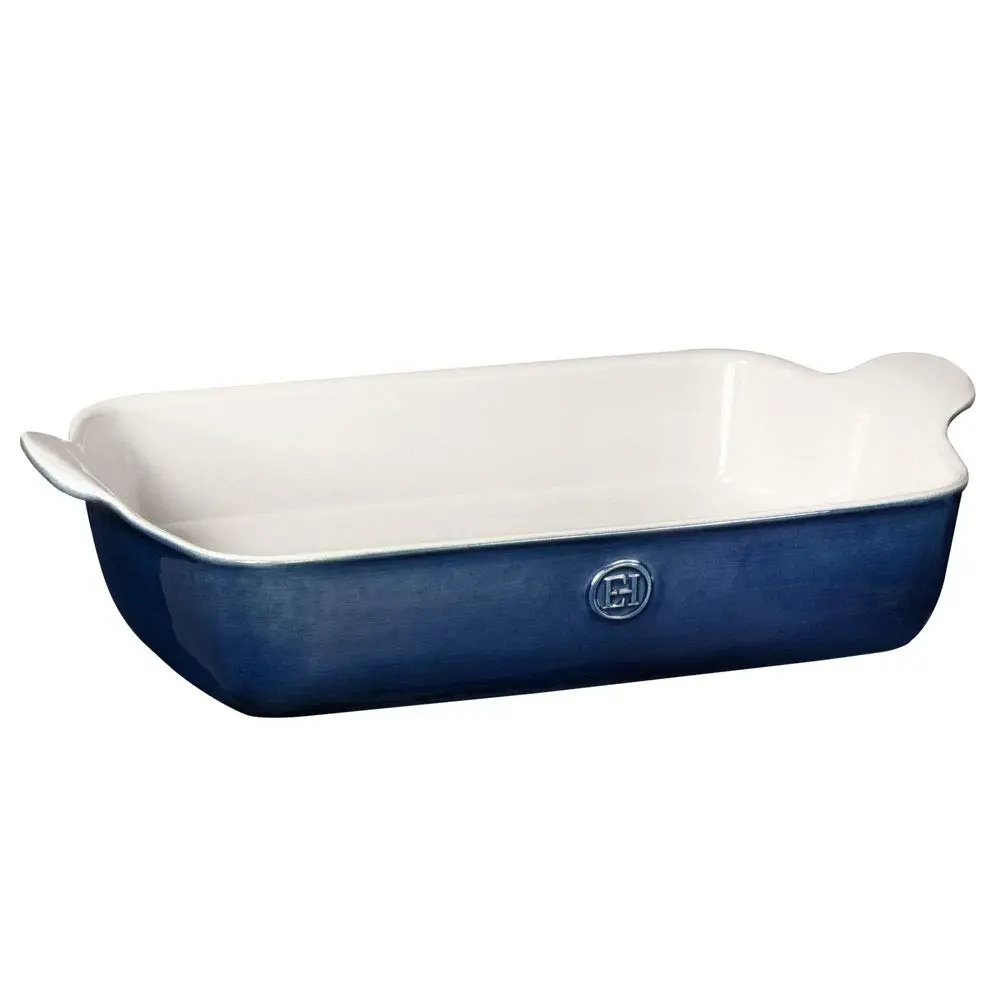 Emile Henry Modern Classics 13" x 9" Ceramic Rectangular Baker, Twilight | Versatile oven-safe bakeware for family recipes - main product image