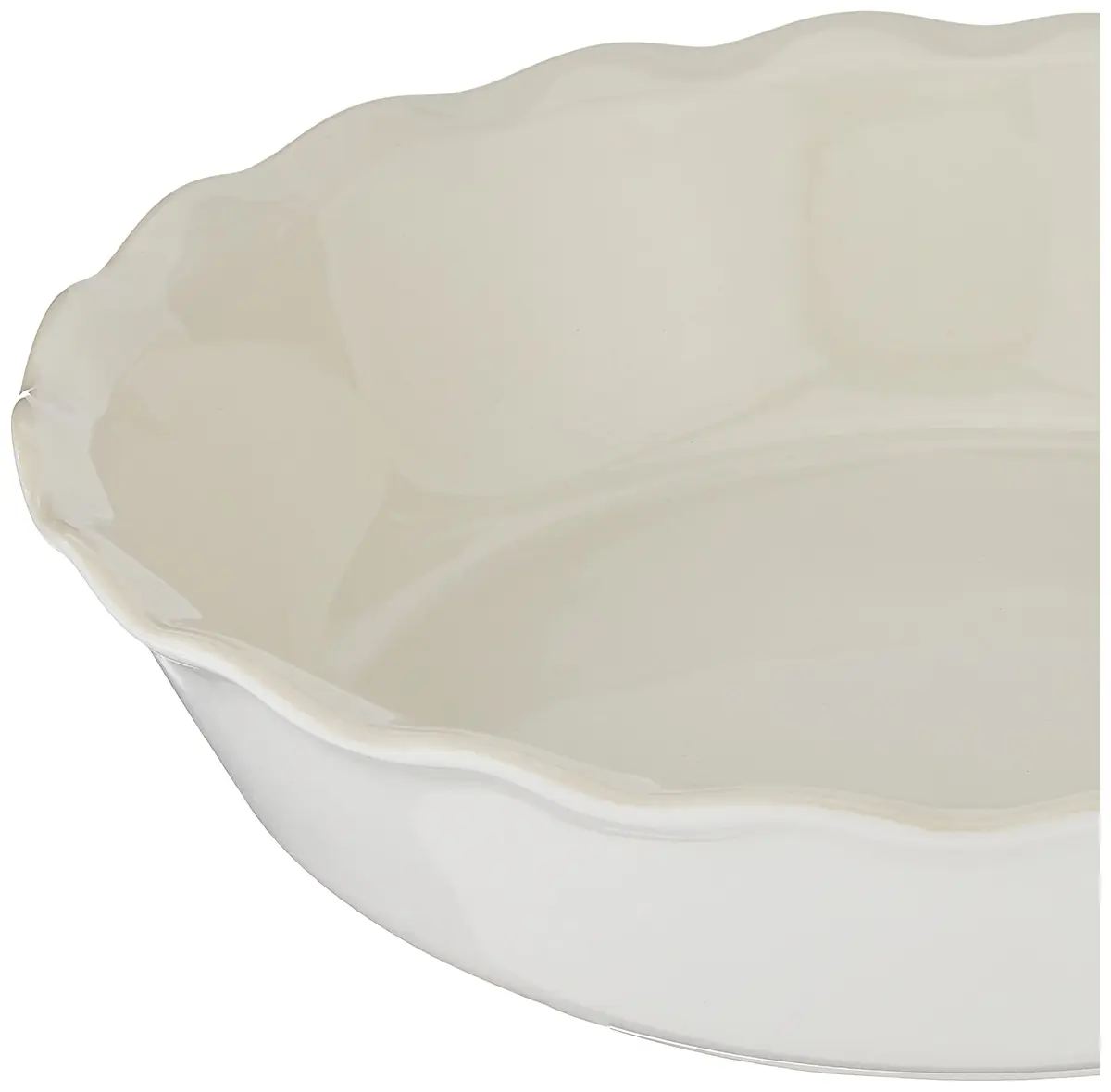 Emile Henry Modern Classics 9" Deep Pie Dish for Pies & Quiches, Sugar | Even Heating Ceramic for Perfect Bakes - view 5
