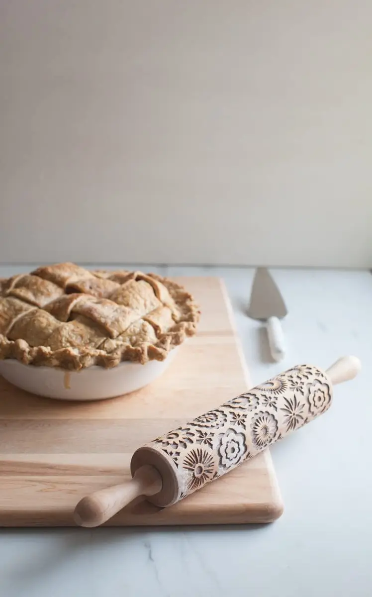 Emile Henry Modern Classics 9" Deep Pie Dish for Pies & Quiches, Sugar | Even Heating Ceramic for Perfect Bakes - view 2