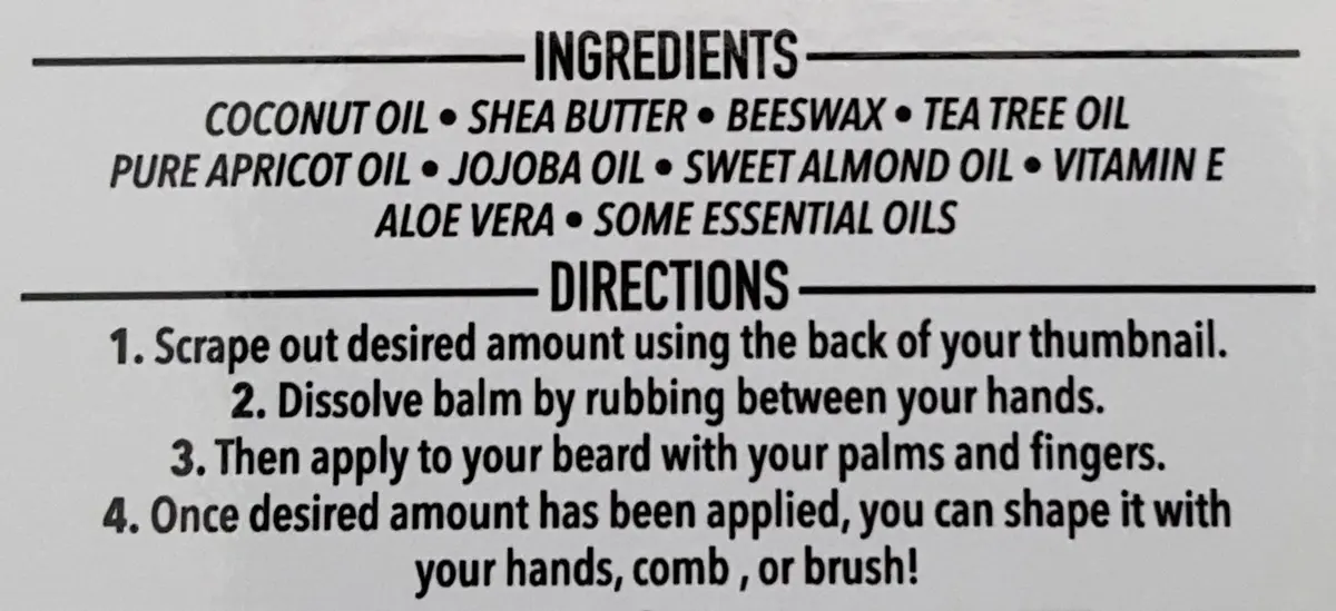 Grave Before Shave Gentlemen's Blend Beard Balm, 2 oz. | Bourbon & Sandalwood Scented, Deep Conditioning for Men - view 3