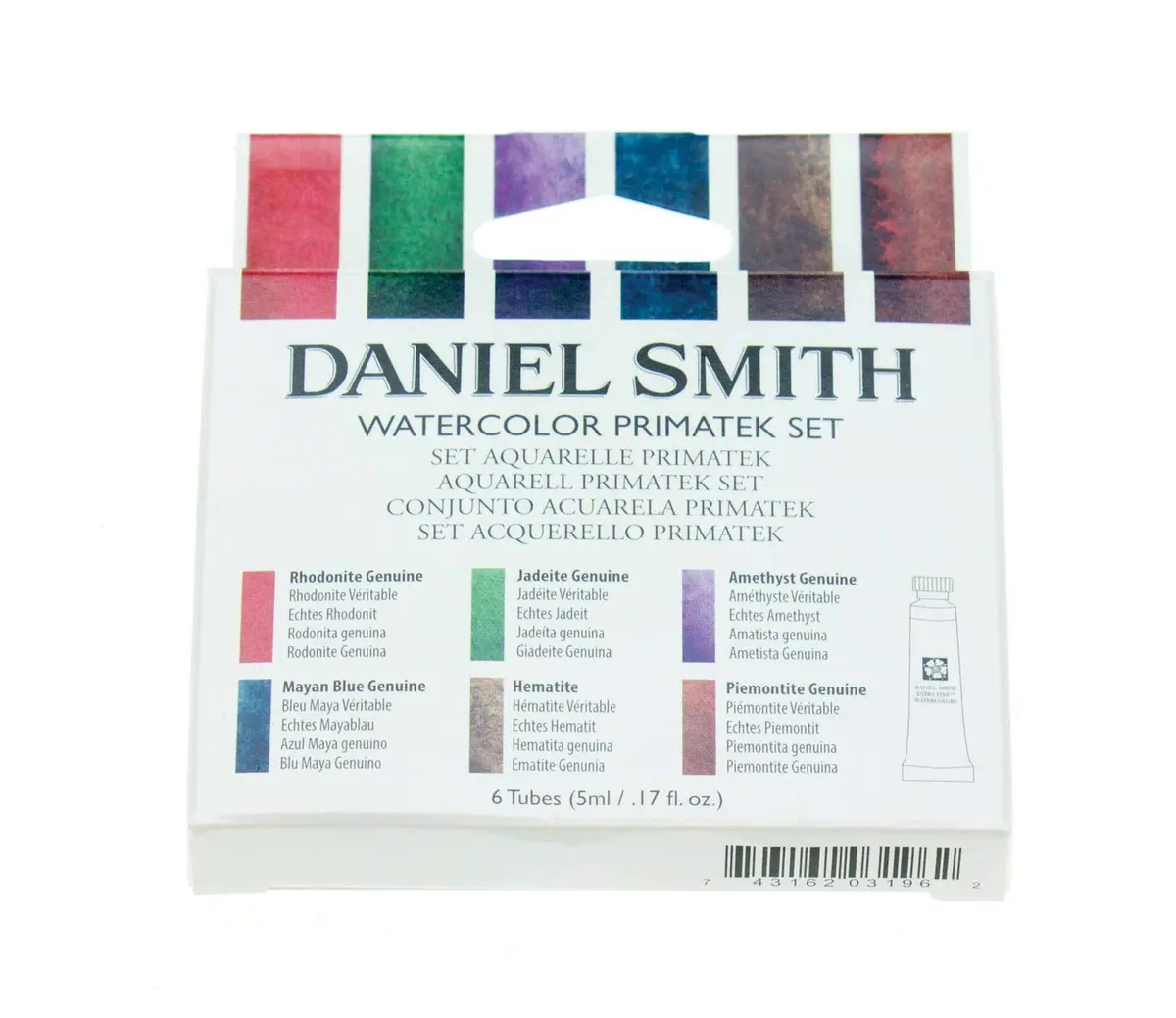Daniel Smith Watercolor Set 6 Tubes | PrimaTek & Luminescent Colors, 5ml each, Made in USA - view 3