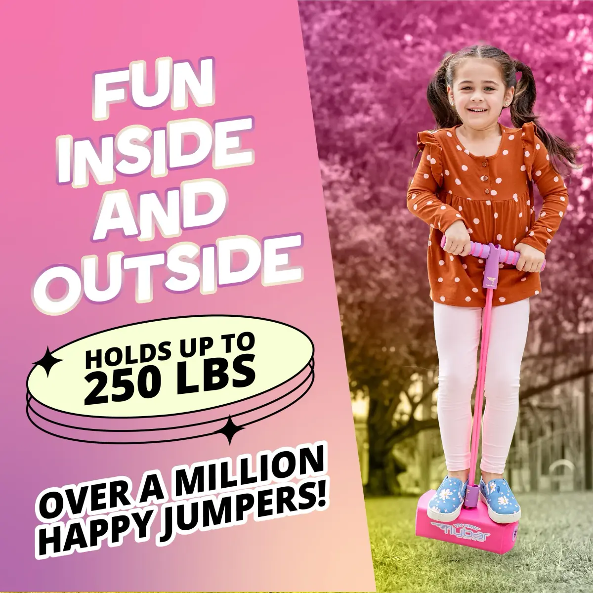 Flybar My First Foam Pogo Jumper for Kids (Pink) | ASTM-Tested Educational Toy for Ages 3+ - view 5