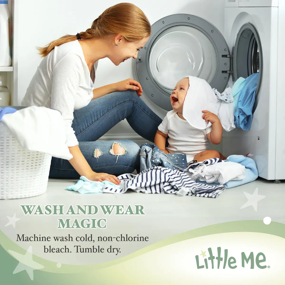 Little Me Baby-Boys Bodysuit 3 Pack | Soft Cotton, Newborn to 9M - view 4
