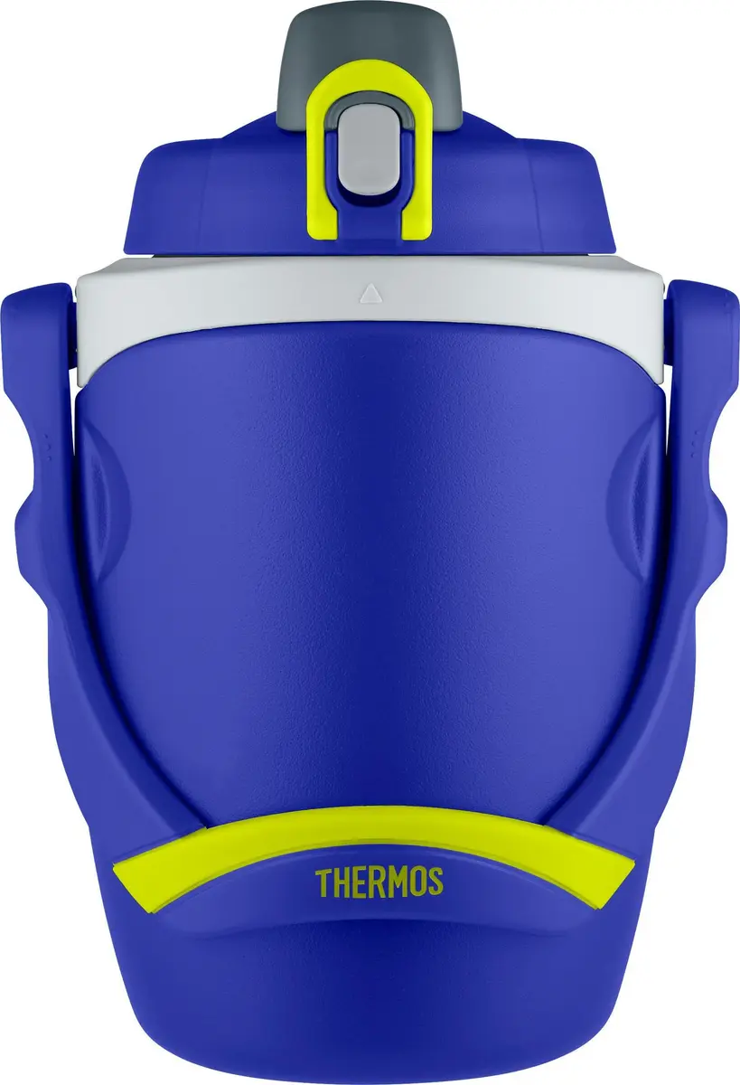 Thermos 64 Ounce Foam Insulated Hydration Bottle, Blue | Keeps Water Cold 12H - main product image