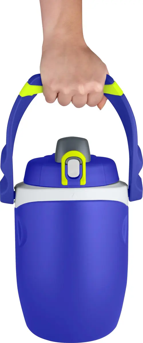 Thermos 64 Ounce Foam Insulated Hydration Bottle, Blue | Keeps Water Cold 12H - view 5