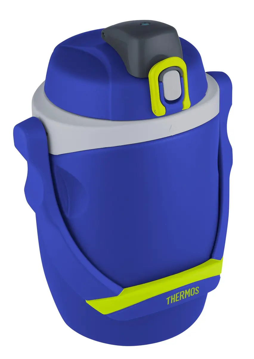 Thermos 64 Ounce Foam Insulated Hydration Bottle, Blue | Keeps Water Cold 12H - view 2