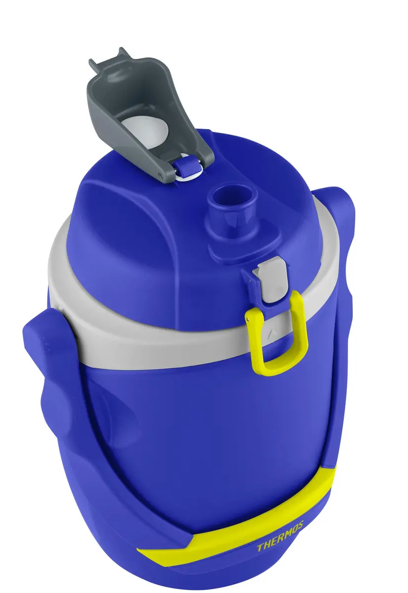 Thermos 64 Ounce Foam Insulated Hydration Bottle, Blue | Keeps Water Cold 12H - view 3