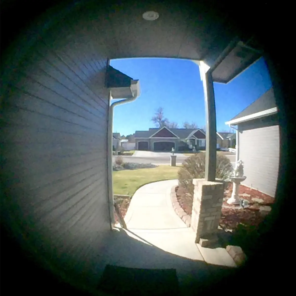 TOGU Door Viewer Peephole 220° Brass Polished Chrome | Heavy Duty Privacy Cover (70-120 chars) - view 7