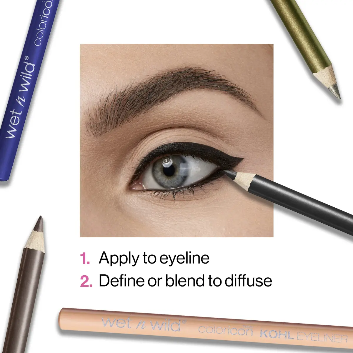 wet n wild Color Icon Kohl Eyeliner Pencil Taupe of the Mornin' 0.04 oz (1.1g) | Cruelty-Free Matte Finish - view 7
