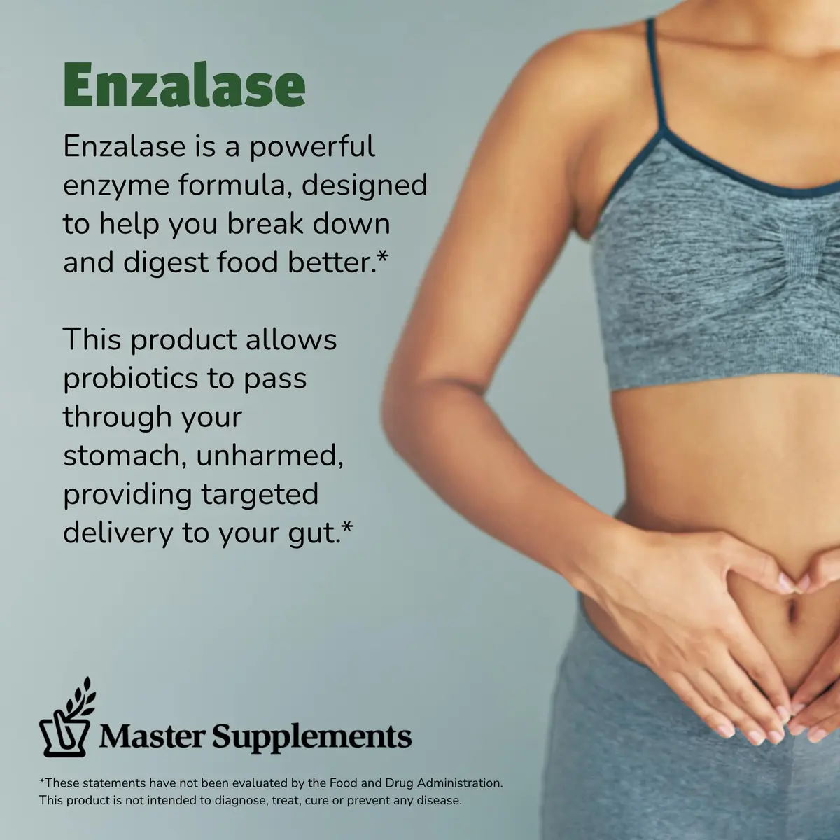 ENZALASE Probiotic Enzymes 50 Capsules | Digestive Boost & Gas Relief, Gluten Free, 150 Servings - view 3