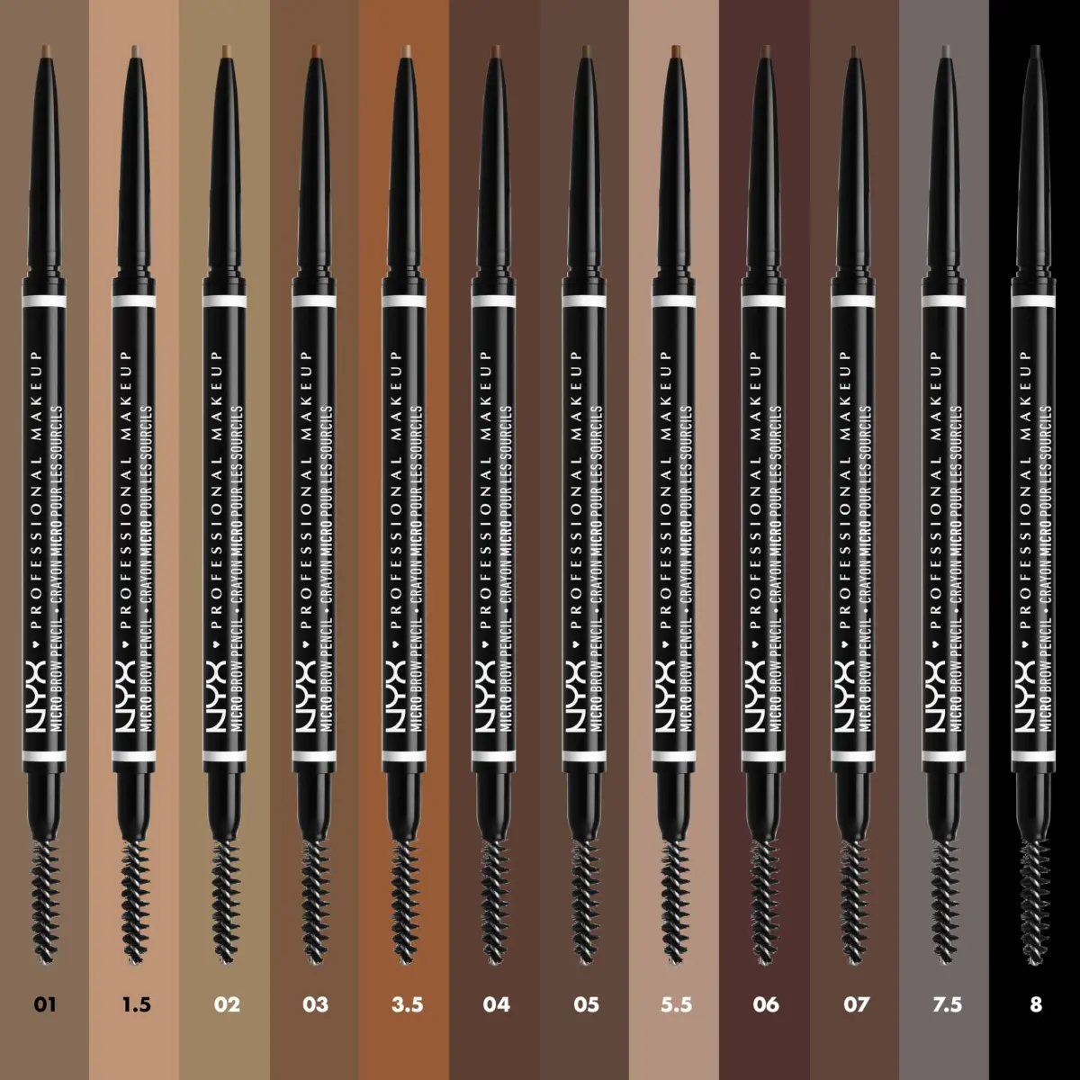 NYX PROFESSIONAL MAKEUP Micro Brow Pencil, Precise Tip, Waterproof, Vegan Eyebrow Pencil - Blonde (0.003 oz / 0.085 g) | Natural Fill for Sparse Brows - view 5
