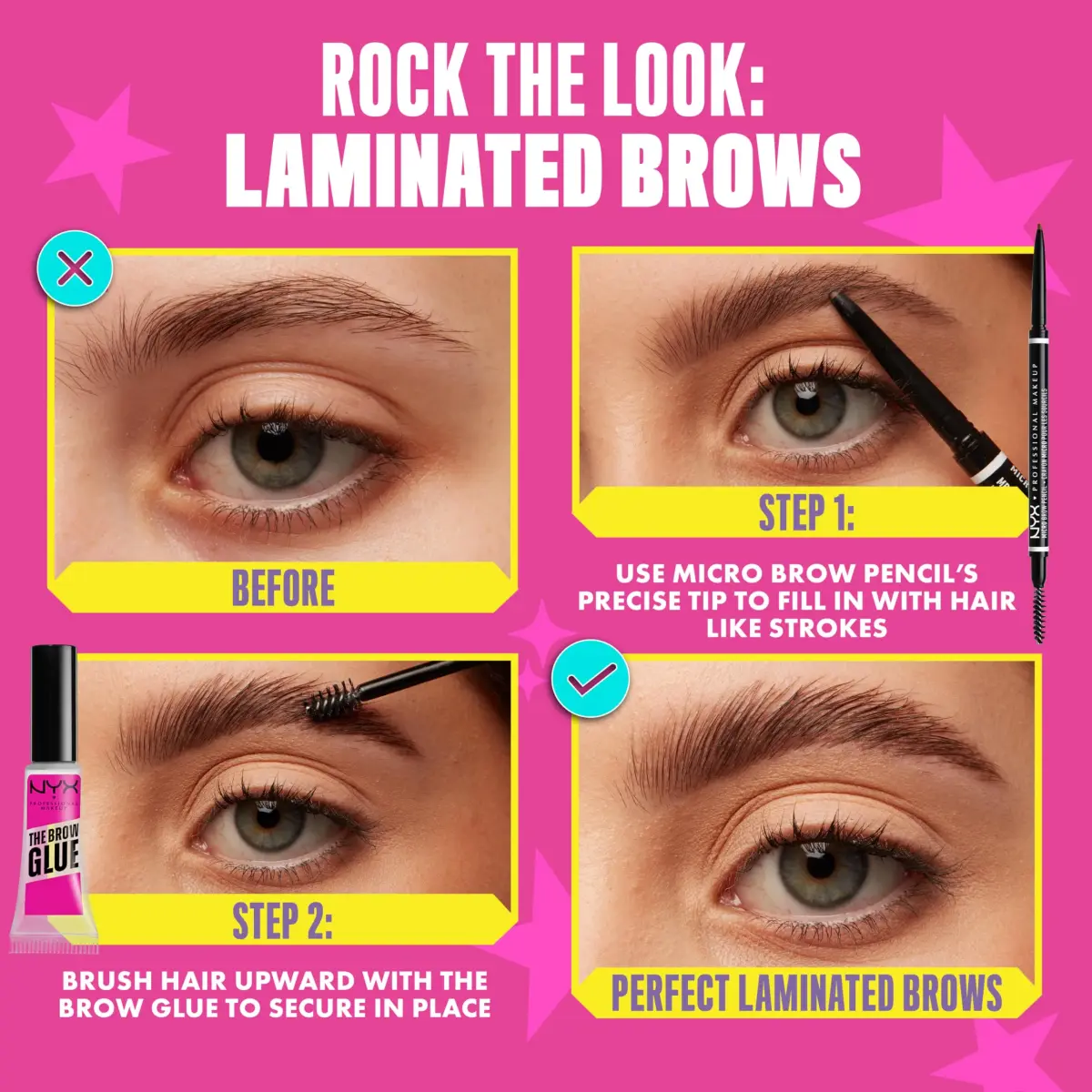 NYX PROFESSIONAL MAKEUP Micro Brow Pencil, Precise Tip, Waterproof, Vegan Eyebrow Pencil - Blonde (0.003 oz / 0.085 g) | Natural Fill for Sparse Brows - view 7