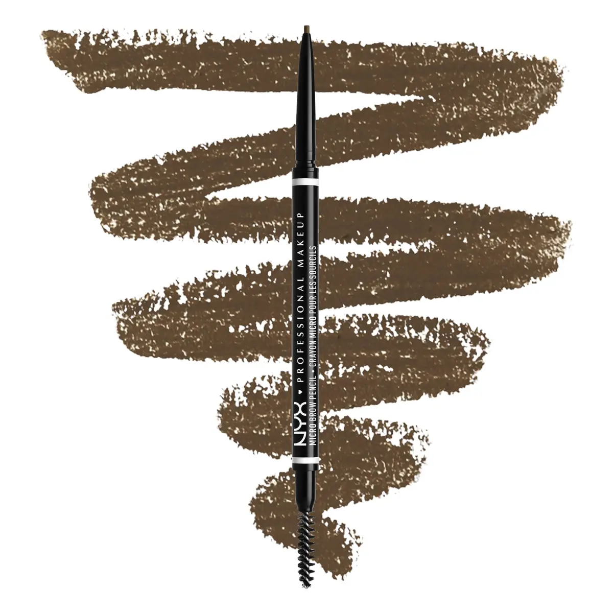 NYX PROFESSIONAL MAKEUP Micro Brow Pencil, Precise Eyebrow Pencil - Ash Brown | Ultra-Fine, Waterproof & Vegan - main product image