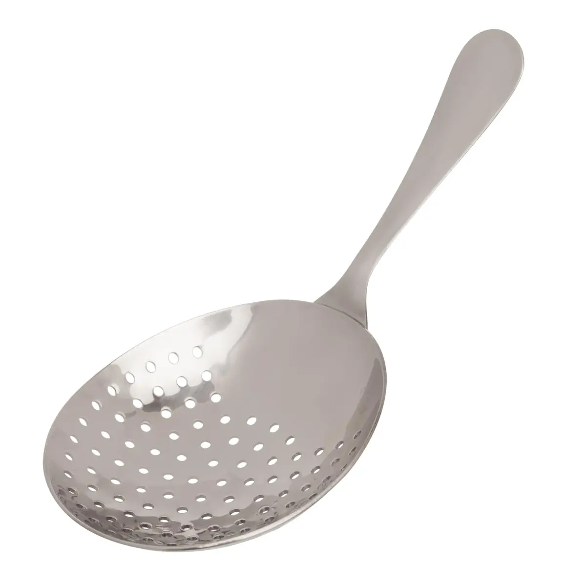 HIC Kitchen Bar Julep Bar Strainer, 18/8 Stainless Steel | Effective Cocktail Straining Tool - main product image