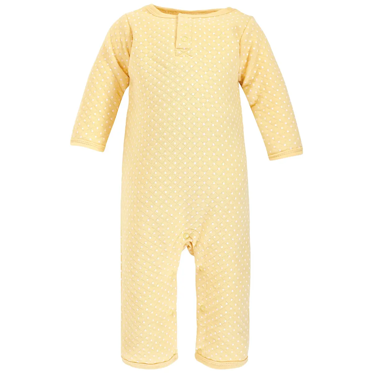 Hudson Baby Unisex Baby Premium Quilted Coveralls 0-3 Months | Fall Botanical, Cozy Cotton - view 4