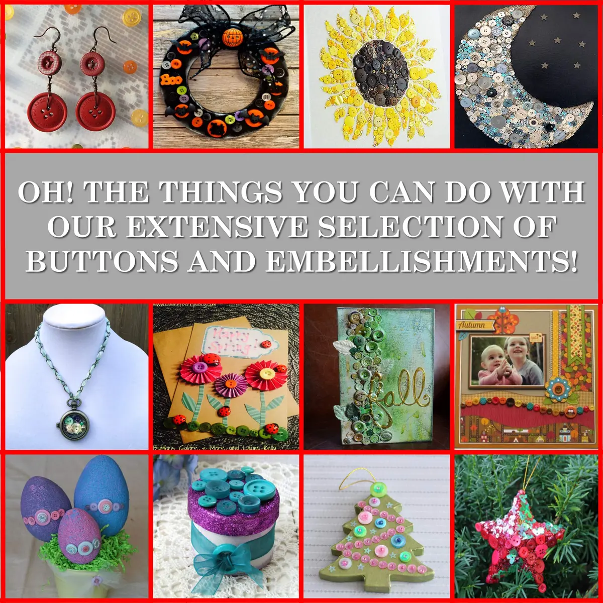 Buttons Galore and More Tiny & Micro Collection – 35 Pcs | Assorted Color & Size for Crafts & Sewing - view 3