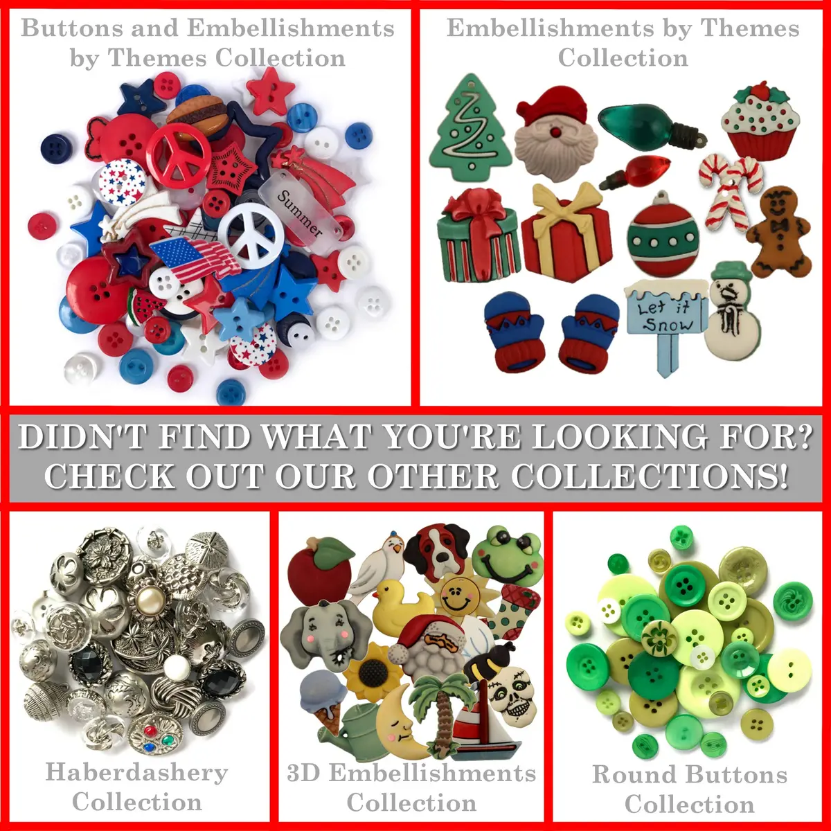 Buttons Galore and More Tiny & Micro Collection – 35 Pcs | Assorted Color & Size for Crafts & Sewing - view 4
