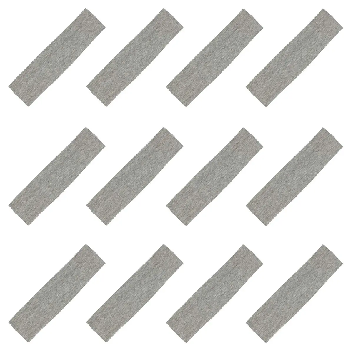 Kenz Laurenz Soft and Stretchy Cotton Headbands Pack of 12 | Ideal for Sports & Fashion (70-120 chars) - main product image