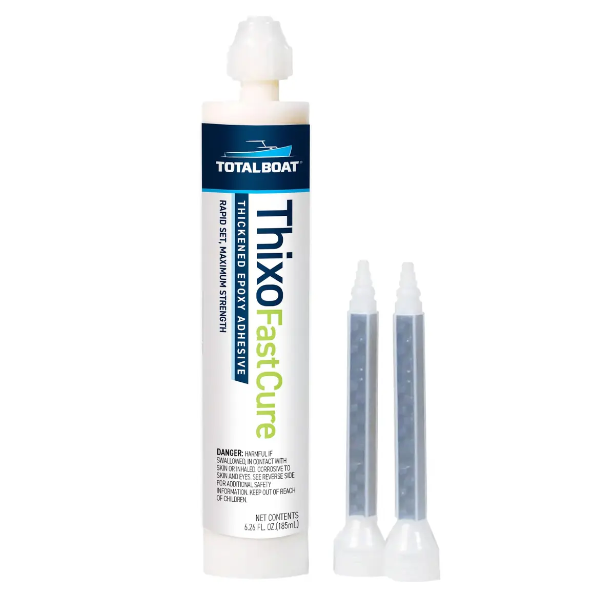 TotalBoat Thixo Fast Cure Epoxy Glue 185ml (6.26 Fl Oz) | Fast-Setting Marine Adhesive - main product image