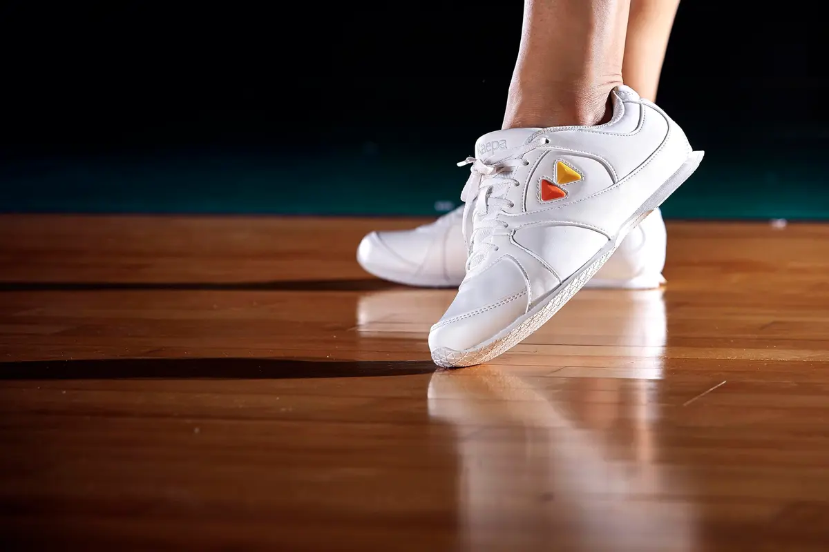 Kaepa Cheerful White Cheer Shoes for Women, Size 6 | 120 Color Combinations for Cheerleading - view 2