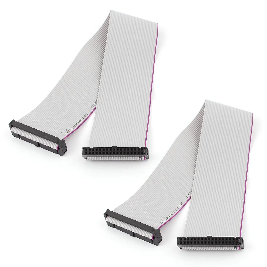 uxcell FC34P IDC Socket Extension Flat Ribbon Cable 30cm (12") | 34-Pin Female IDC Connectors - main product image