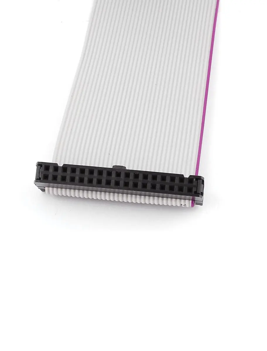 uxcell FC34P IDC Socket Extension Flat Ribbon Cable 30cm (12") | 34-Pin Female IDC Connectors - view 2