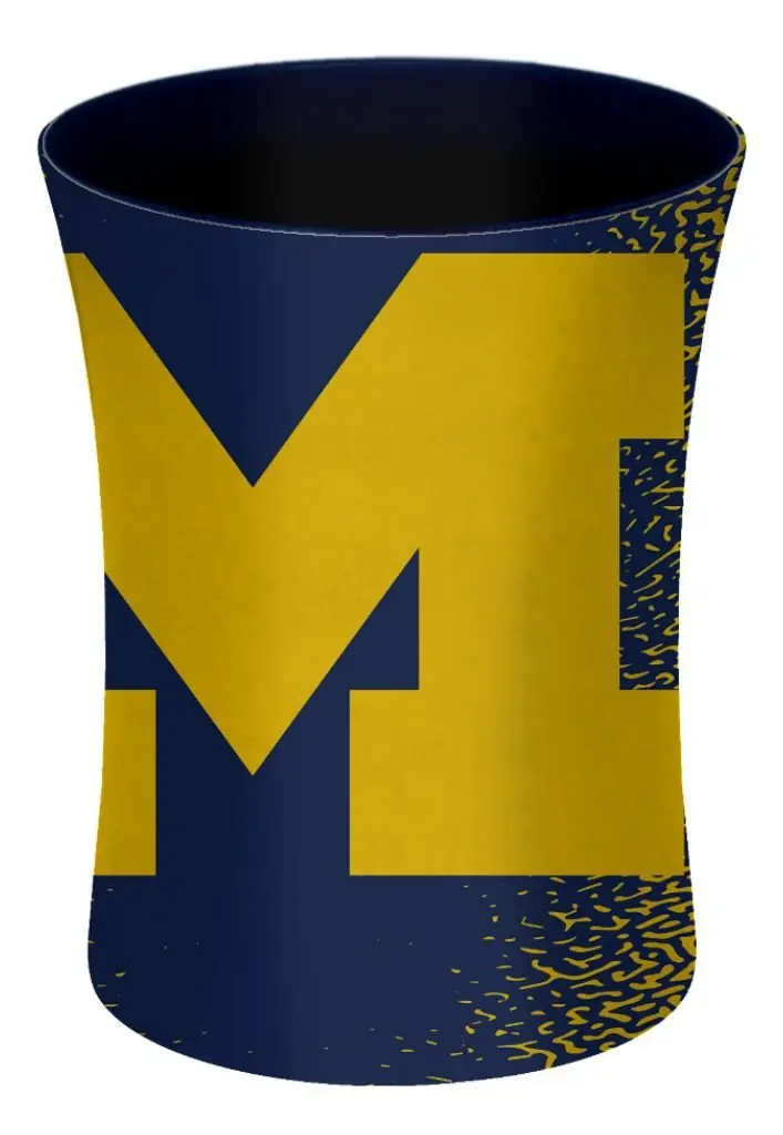 Boelter Brands NCAA Michigan Wolverines Mocha Mug 14oz Yellow | Unique Sculpted Design - view 2