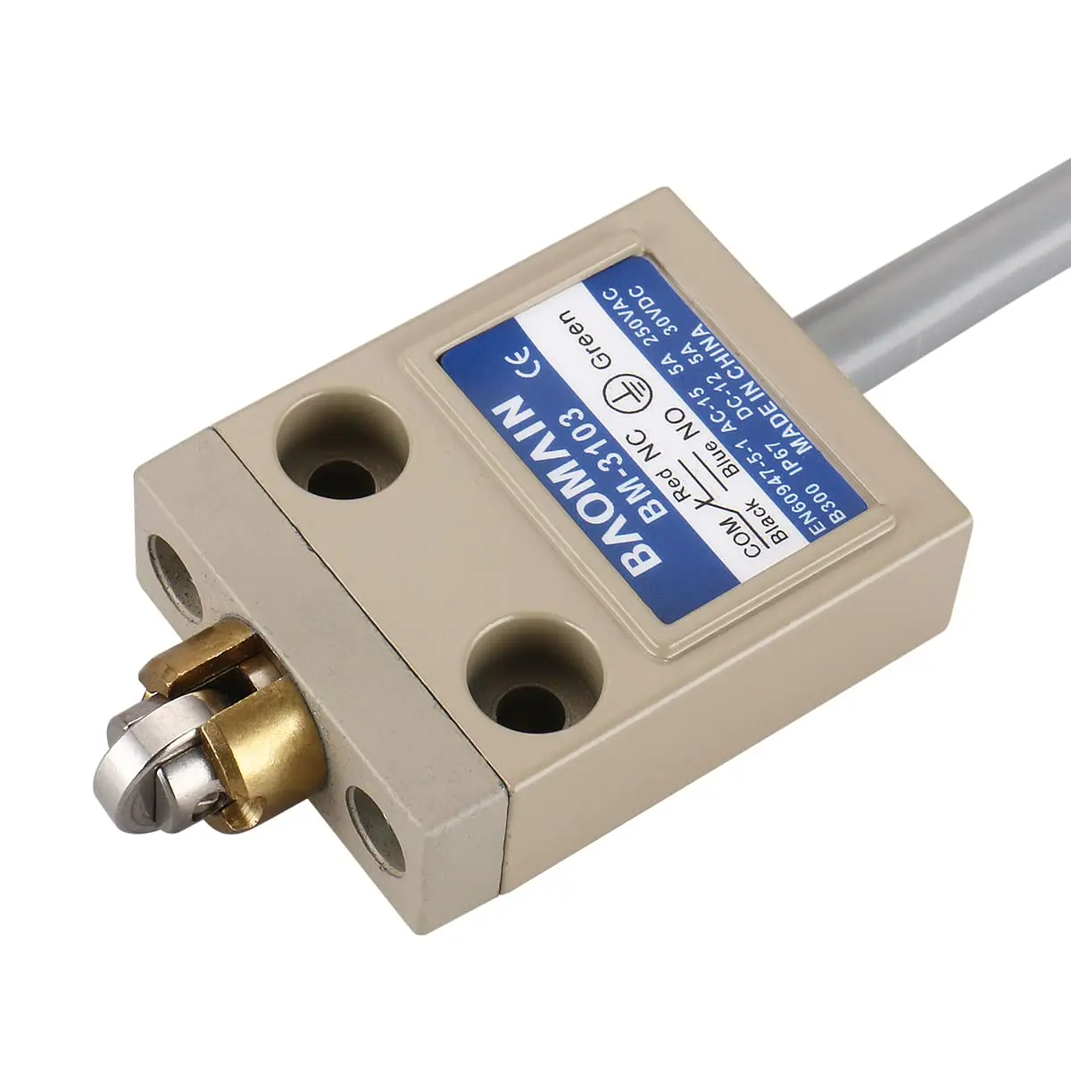 Baomain Limit Switch BM-3103 Cross Roller Plunger SPDT 5A IP67 | Heavy-Duty Industrial Control - view 7