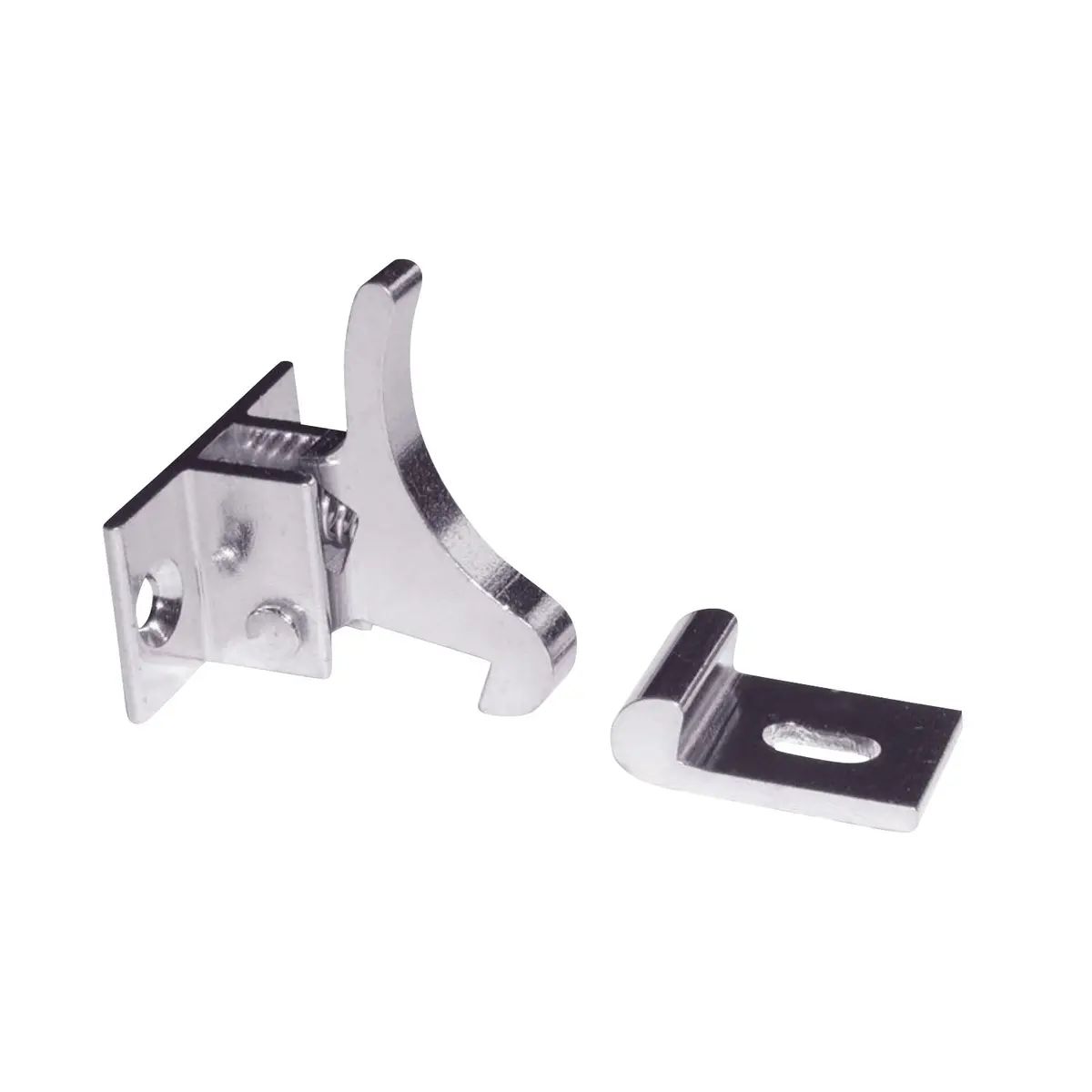 Rok Heavy Duty Elbow Latch Cabinet Door Nickel | Institutional & Commercial Grade - main product image