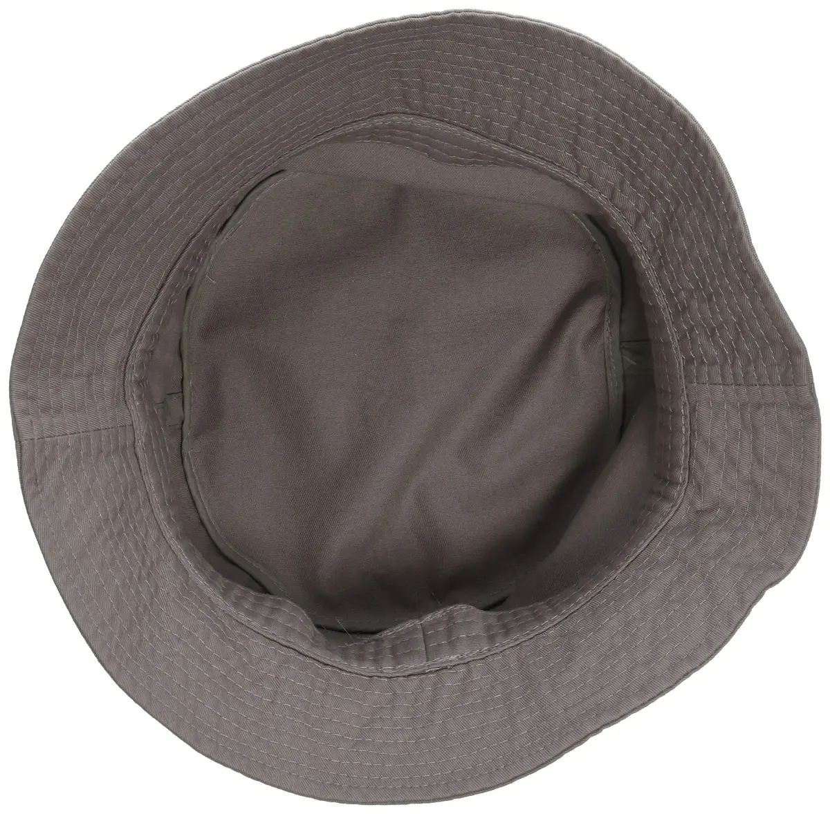 DECKY Polo Bucket Hat, Grey, L/XL | Washed Cotton, Snug Fit, Unconstructed Style - view 2