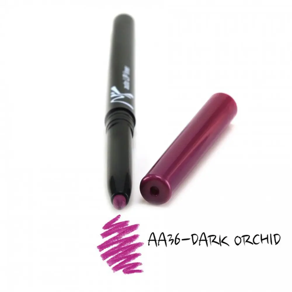 NICKA K NEW YORK Auto Lip Liner Pencil Dark Orchid AA36 | Cream Finish - main product image