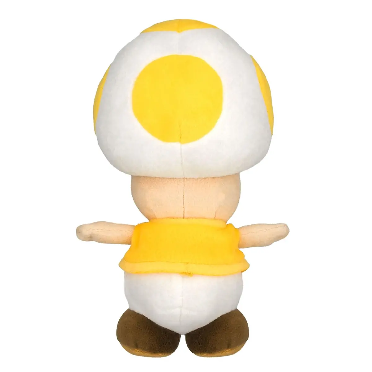 Sanei Super Mario All Star Collection Yellow Toad 8" Plush | Video Game Character Toy - view 4
