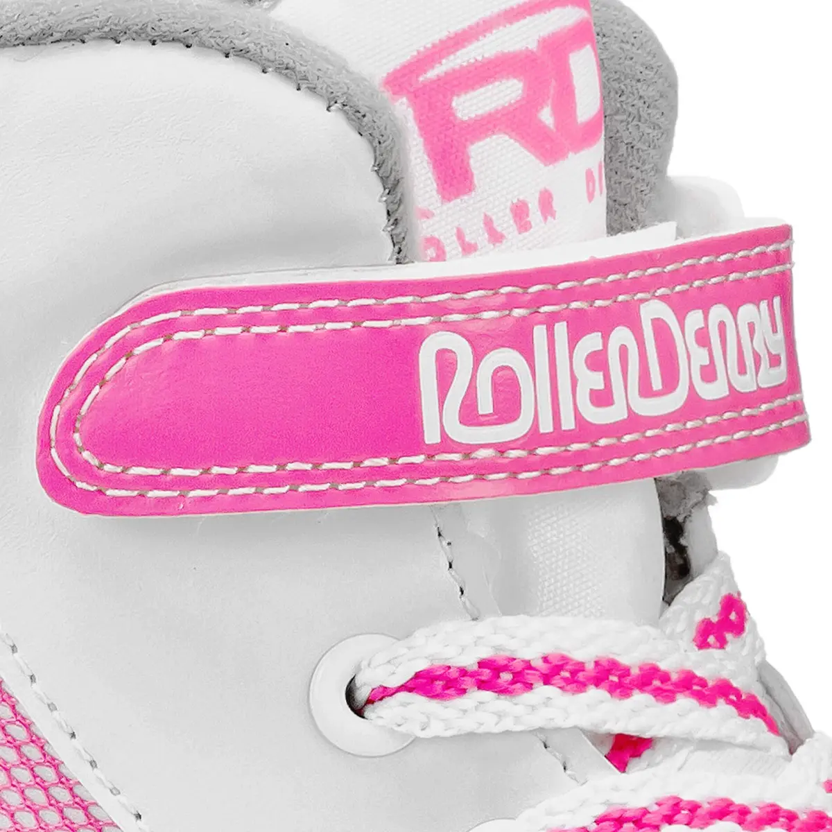 Roller Derby FireStar Youth Girl's Roller Skate White/Pink Size 1 | Comfortable & Stylish for Beginners - view 4