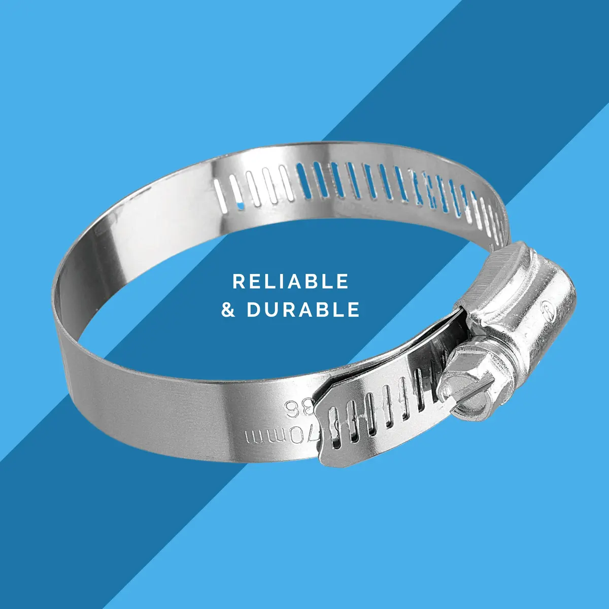 Koehler Stainless Steel Hose Clamp Box (Size SAE 36) | Versatile & Heavy-Duty (70-120 chars) - view 3