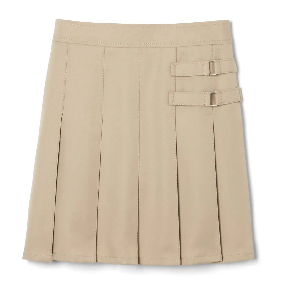 French Toast Girls' Adjustable Waist 2-Tab Scooter, Khaki, 10 | School & Casual Comfort - view 7