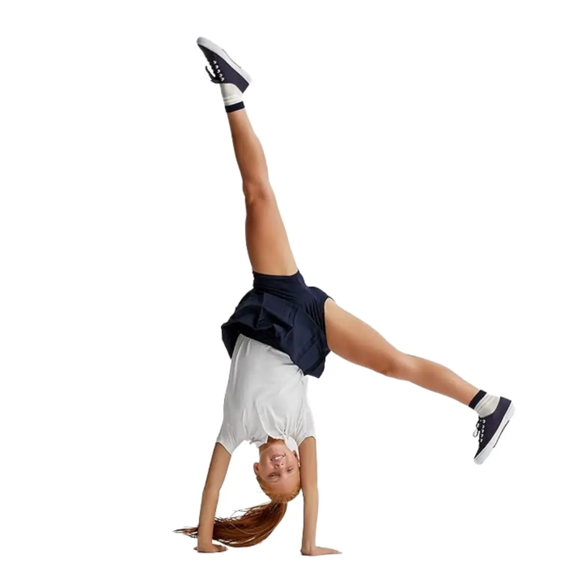 French Toast Girls' Adjustable Waist 2-Tab Scooter, Khaki, 12 | School Uniform with Built-in Shorts - view 9
