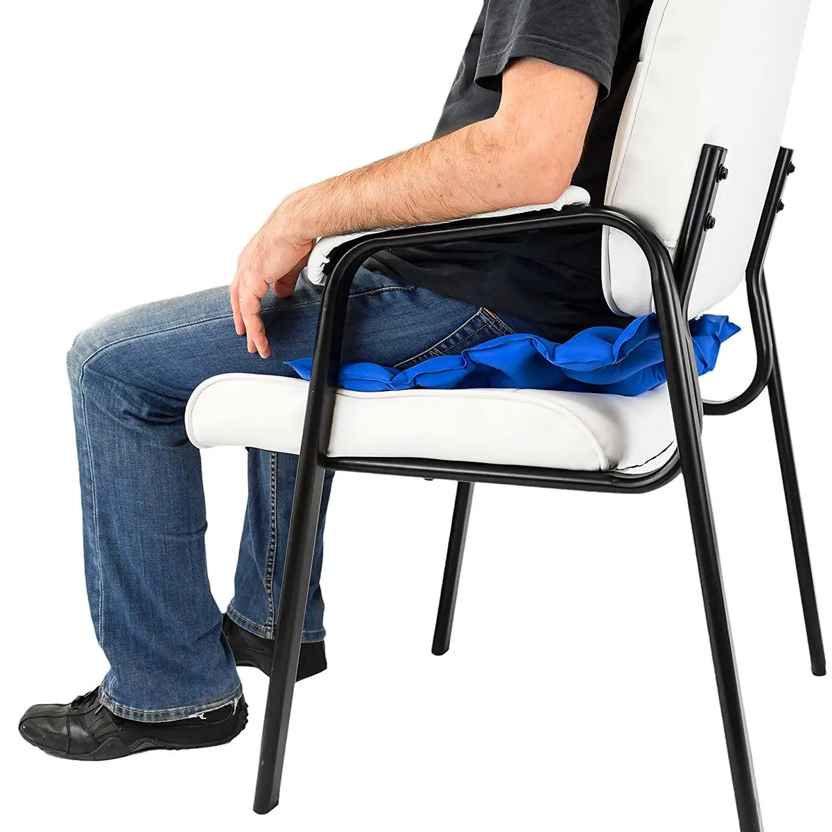 EMS Extend Medical Supply Body Positioner Blue | Pressure Relief Cushion for Wheelchair - view 3