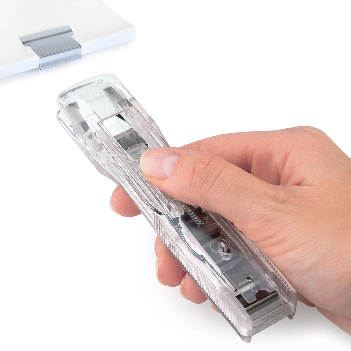 RAPESCO Supaclip 60 Kit Dispenser with 108 Stainless Steel Refill Clips | Binds up to 60 Sheets - view 4
