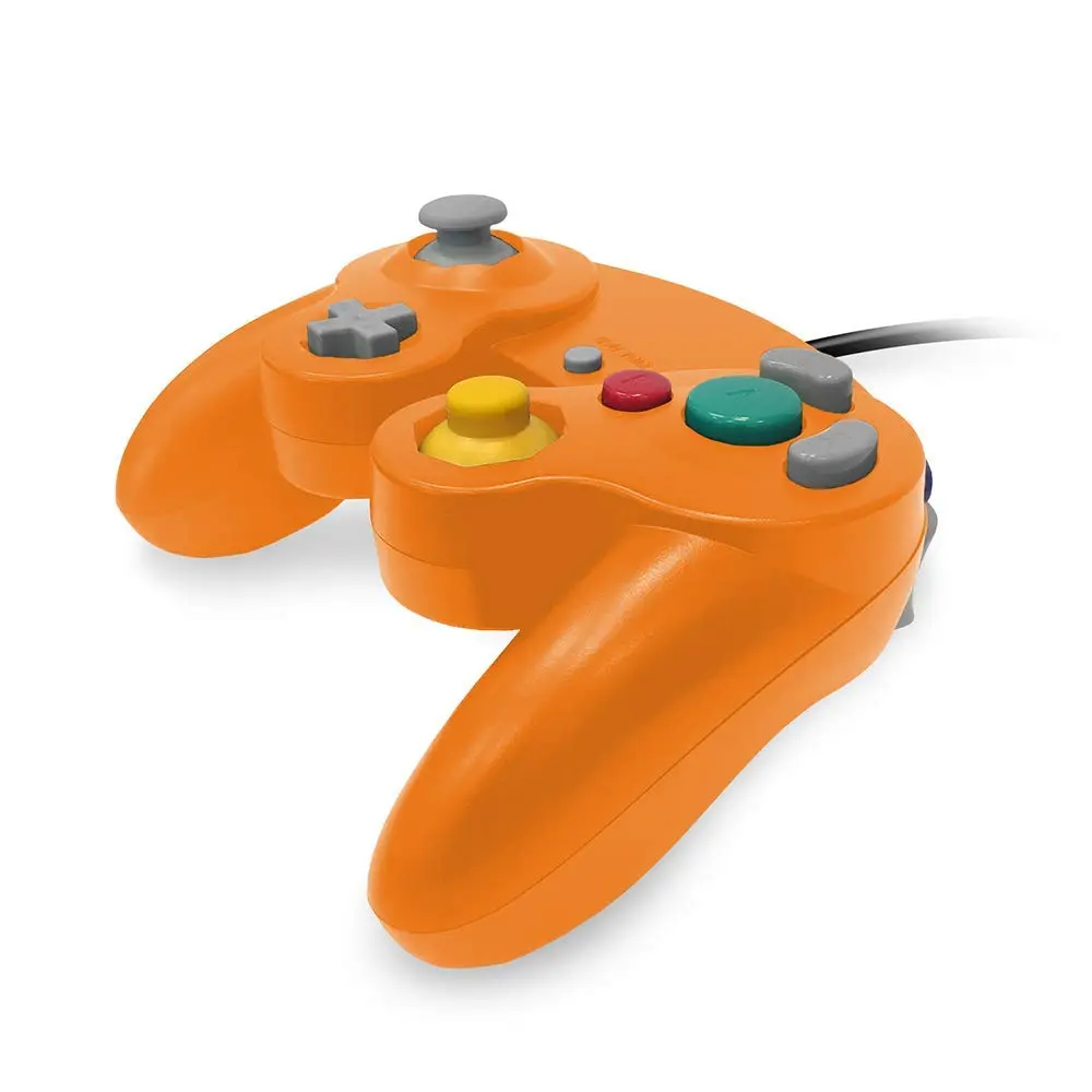 Old Skool Controller Compatible with Gamecube/Wii - Orange (Spice) | 6ft Cable, Rumble Vibration - view 5