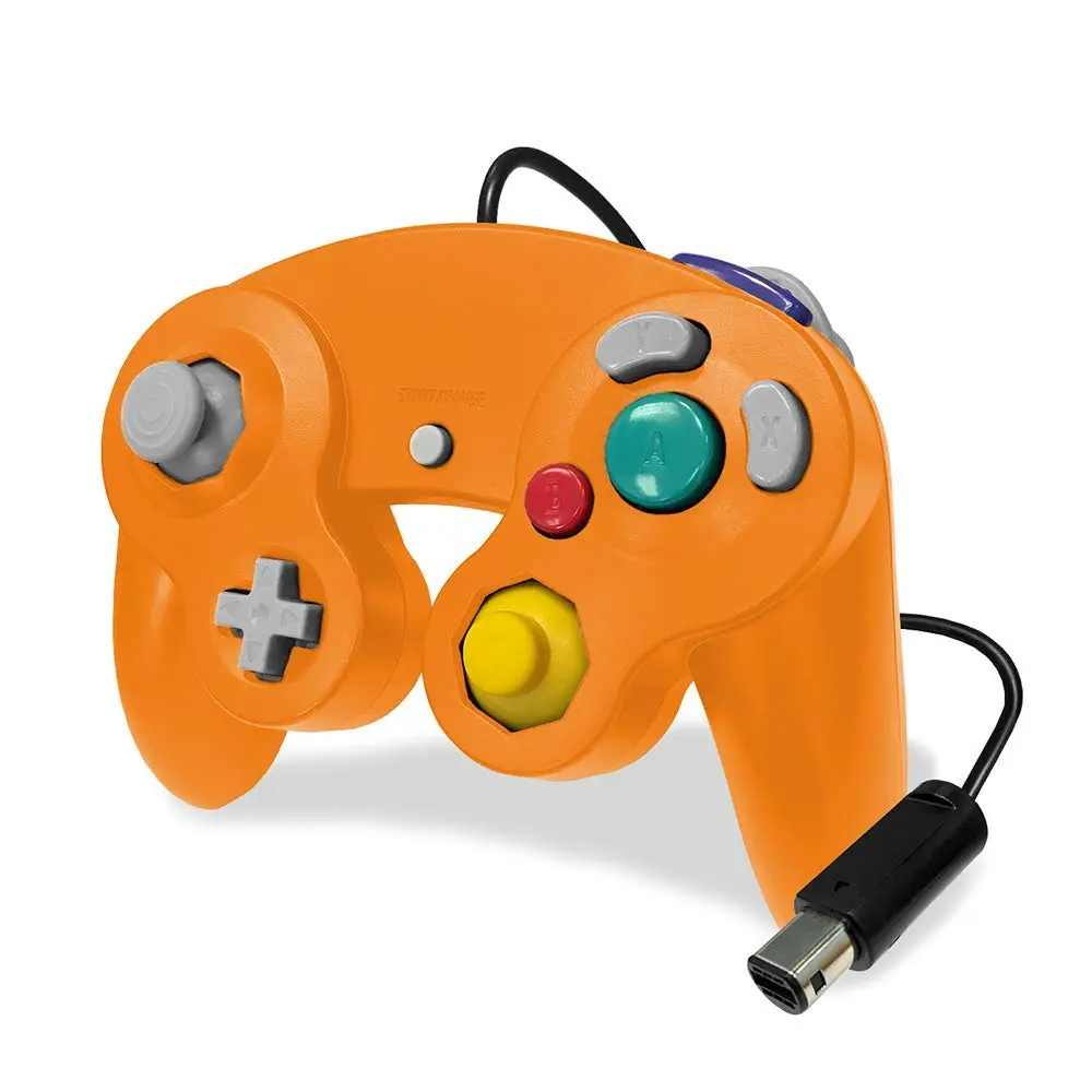 Old Skool Controller Compatible with Gamecube/Wii - Orange (Spice) | 6ft Cable, Rumble Vibration - view 6