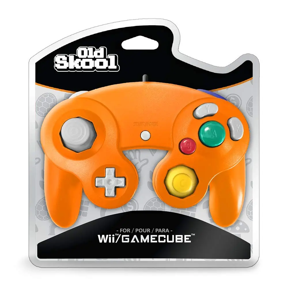 Old Skool Controller Compatible with Gamecube/Wii - Orange (Spice) | 6ft Cable, Rumble Vibration - view 7