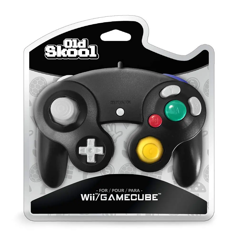 Old Skool GameCube/Wii Compatible Wired Controller - Black (18 Buttons, 1.83m Cable) - view 7