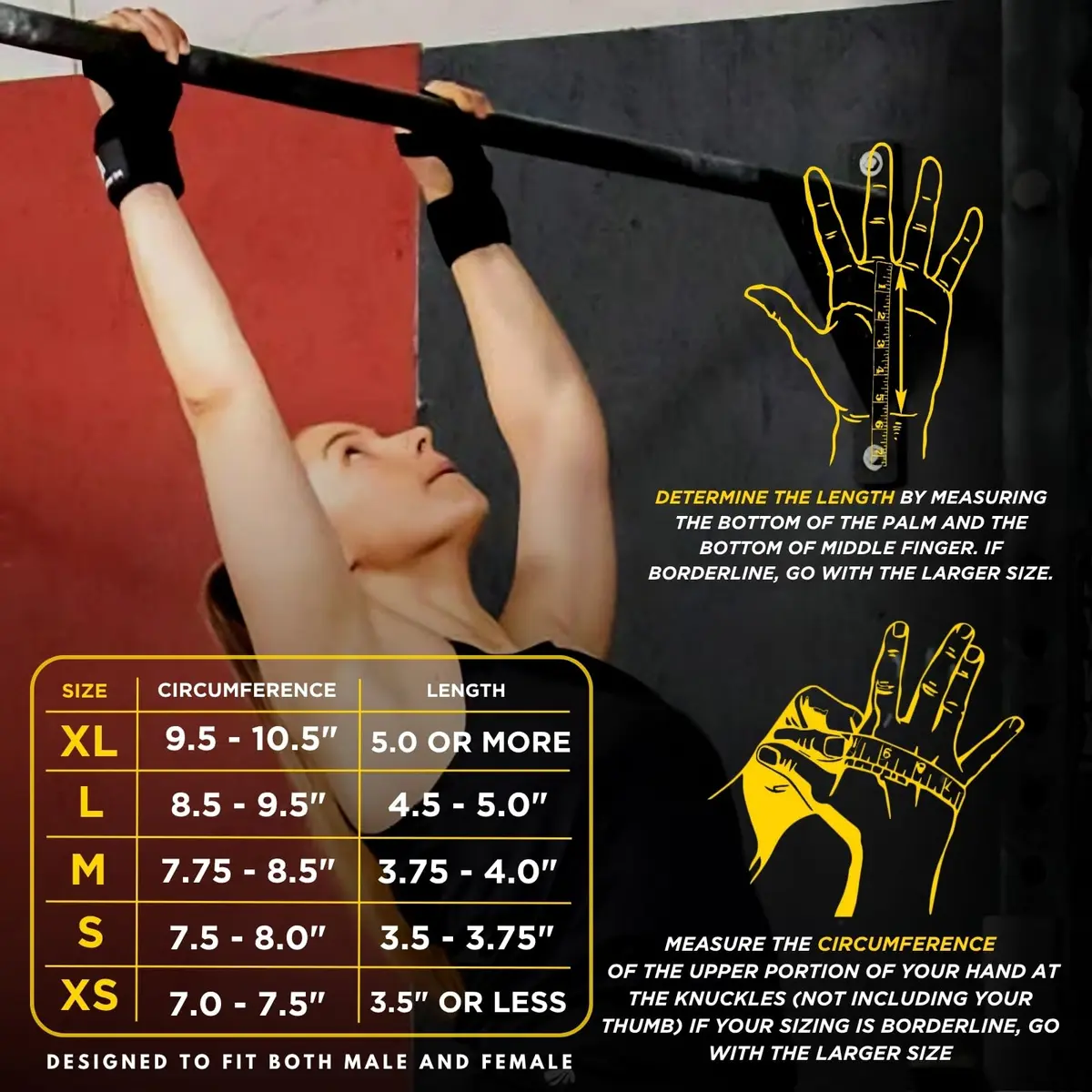 Fit Active Sports Gym Workout Gloves for Men Women Weight Lifting, Small | Ambidextrous Neoprene with Built-In Wrist Wraps - view 2