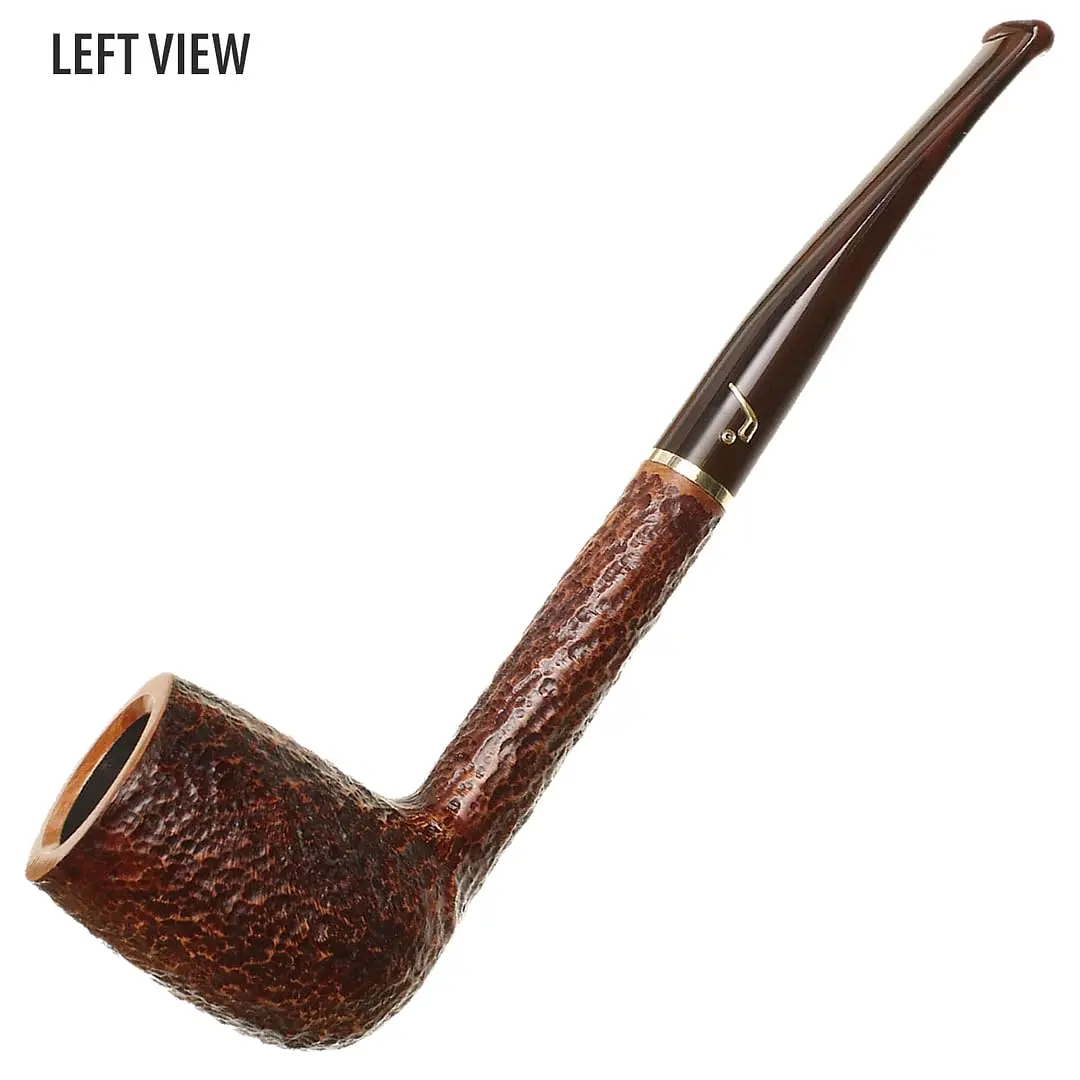 Savinelli Bing's Collection - Long Straight Billiard (Rustic Finish) | Handcrafted Italian Briar Pipe - view 5