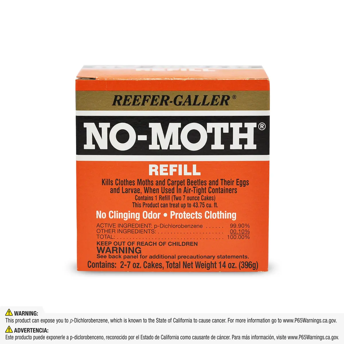 Reefer-Galler NO Moth Closet Hanger Refill Pack of 3 | Odorless, Effective Mothproofing for Air-Tight Closets - view 8