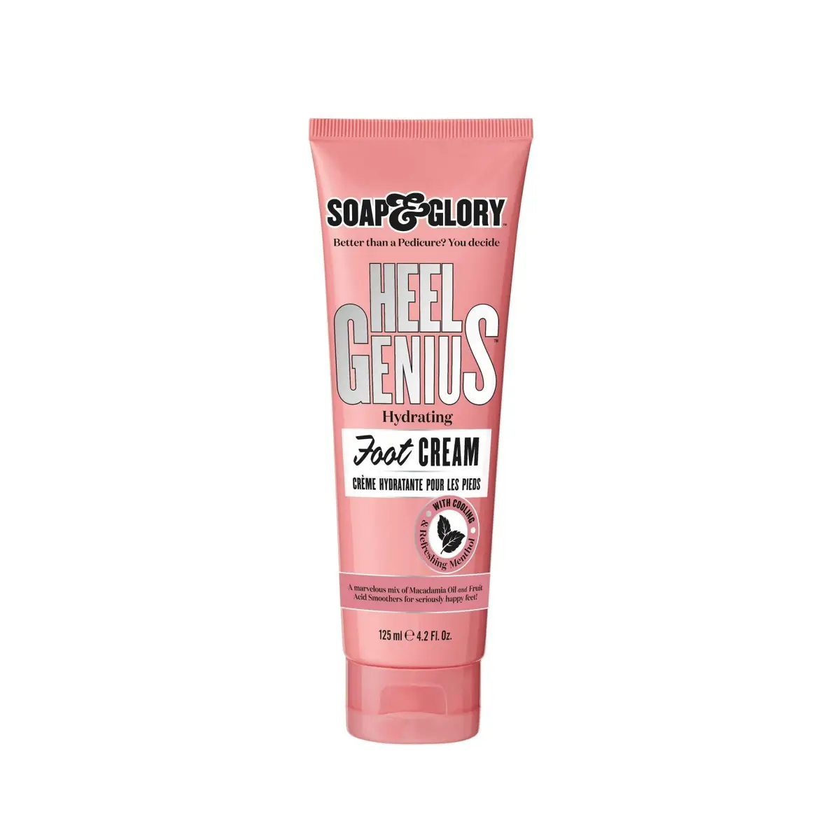 Soap & Glory Heel Genius Foot Cream 125ml (4.2 oz) | Overnight Repair for Dry, Cracked Heels - main product image