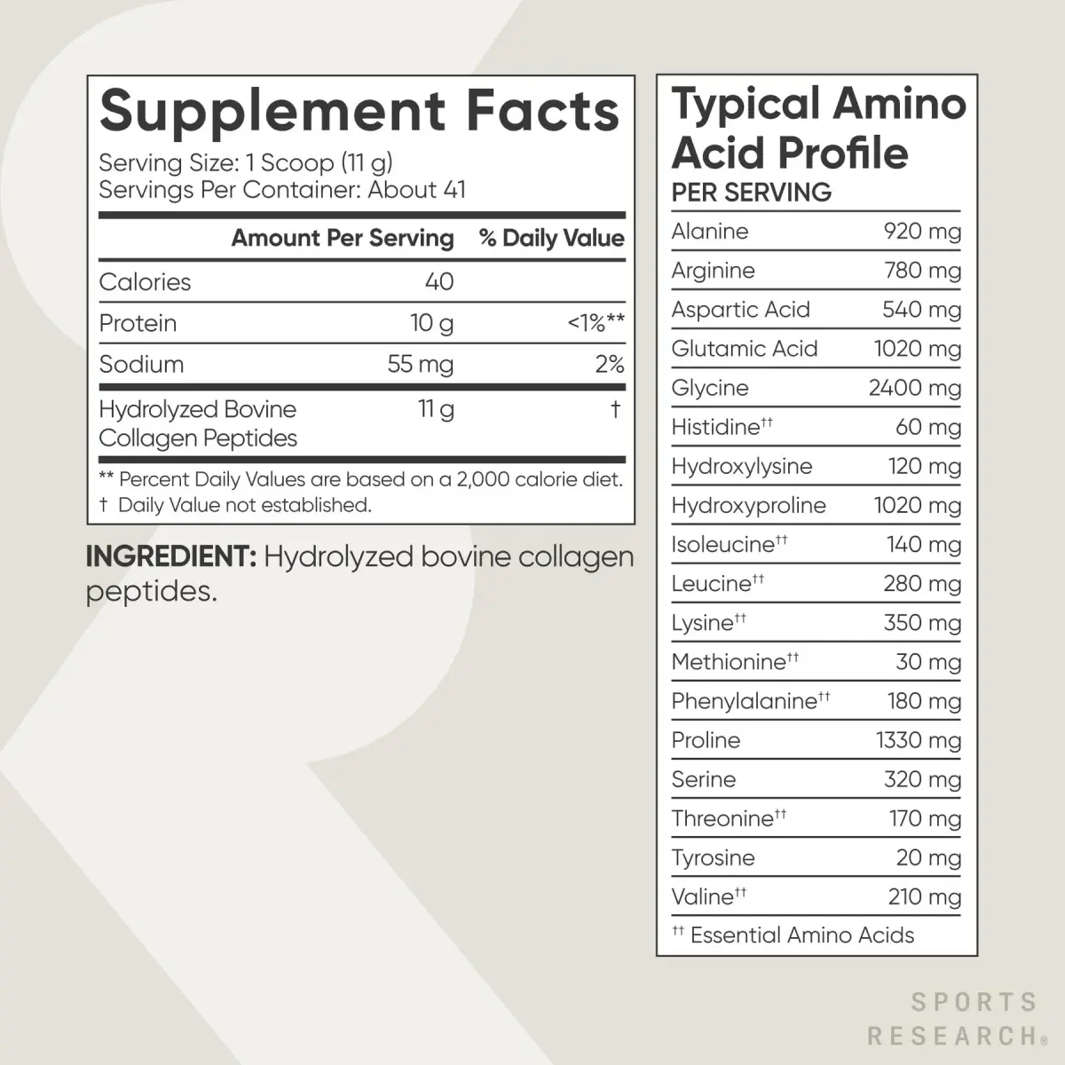 Sports Research Collagen Peptides Protein Powder 16oz (454g) | Hydrolyzed Type I & III for Skin, Joints & Wellness - view 5