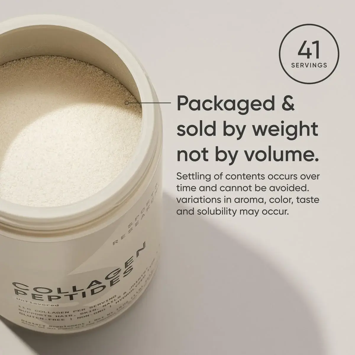 Sports Research Collagen Peptides Protein Powder 16oz (454g) | Hydrolyzed Type I & III for Skin, Joints & Wellness - view 6
