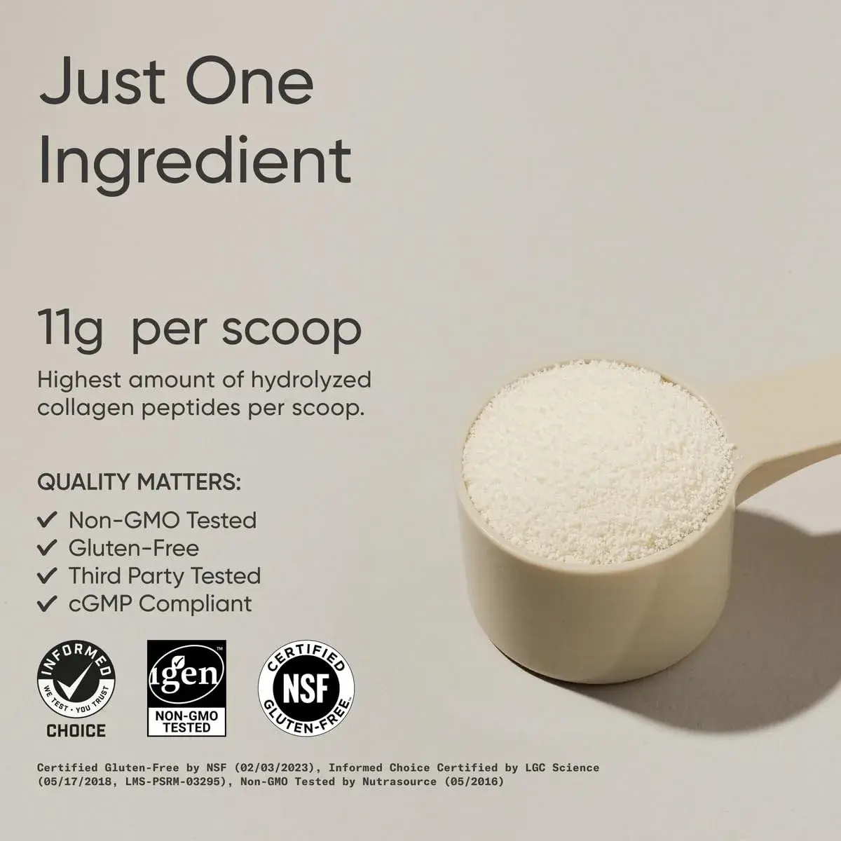 Sports Research Collagen Peptides Protein Powder 16oz (454g) | Hydrolyzed Type I & III for Skin, Joints & Wellness - view 2